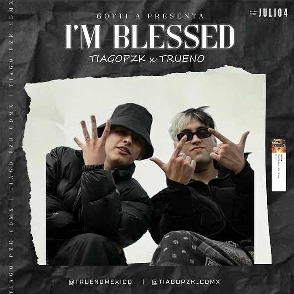 Tiago PZK Trueno  - I’m Blessed